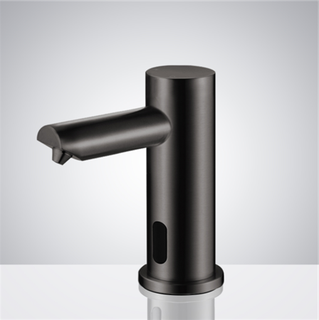 BathSelect Minimalist Modern Matte Black Sensor Soap Dispenser